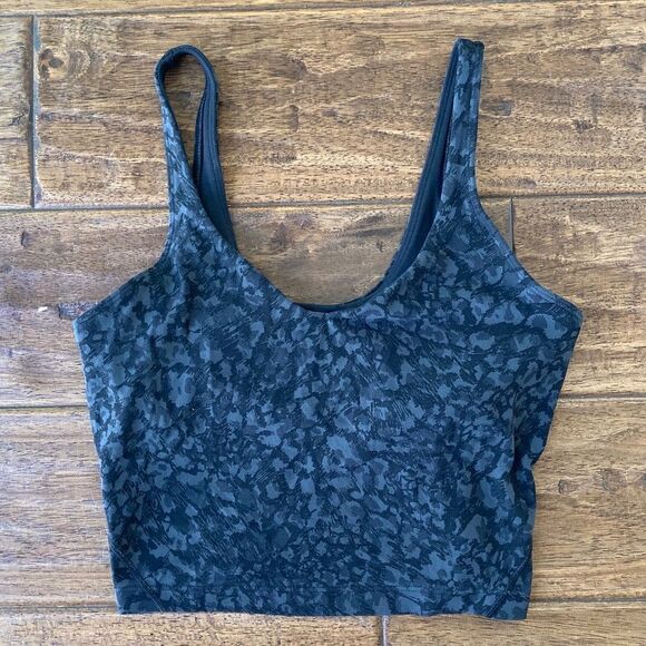 lululemon athletica Other - Lululemon | Align Tank Wild Thing Camo Deep Coal Black Gray Size 6